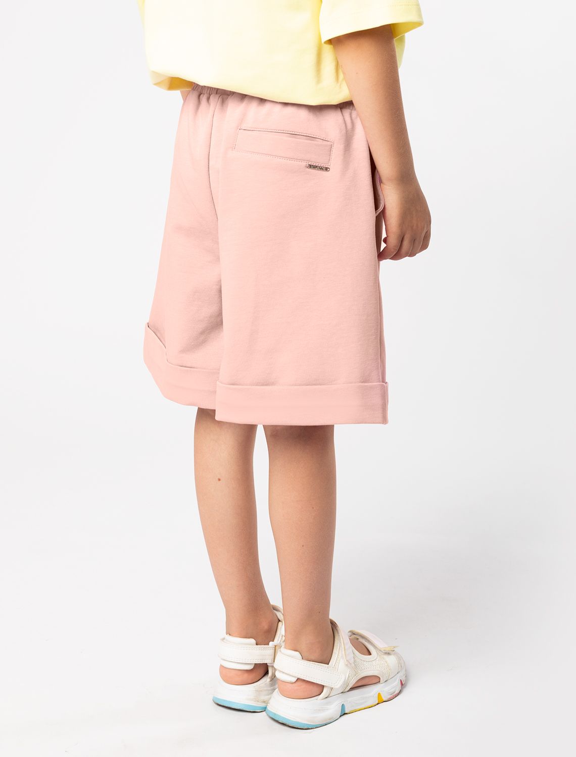 Ст.цена 1290р Шорты из облегченного футера F48.018 пудровый