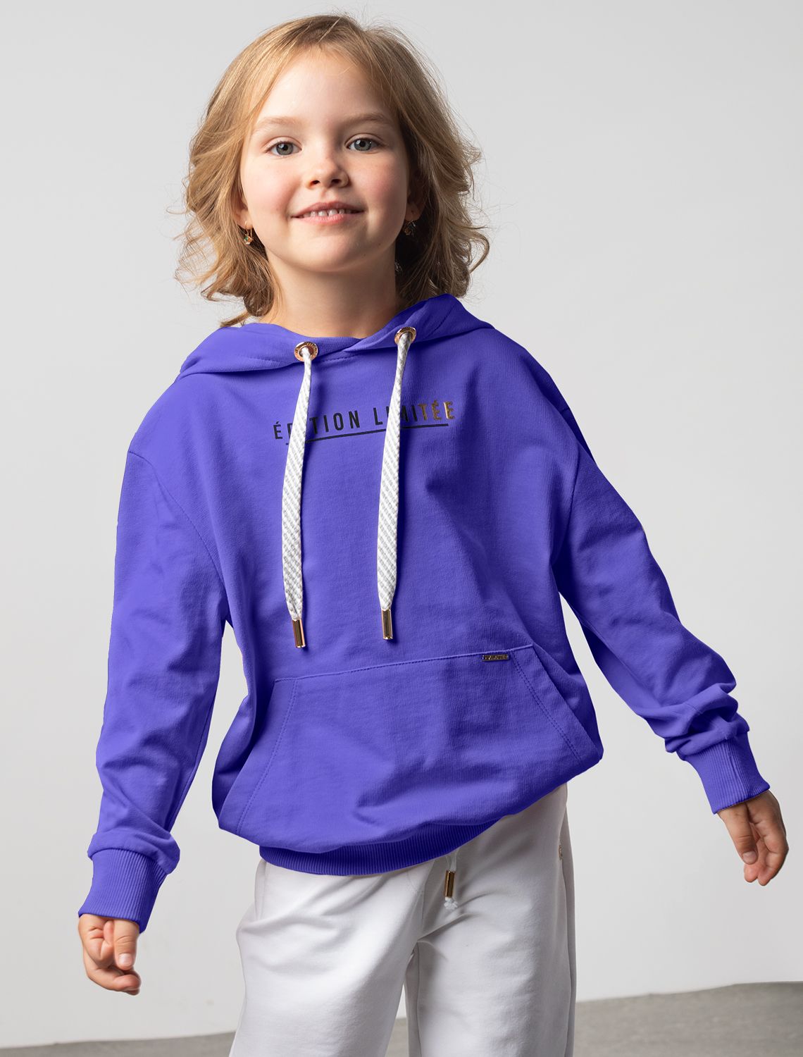 Ст.цена 1490р Худи из премиального футера с принтом F49.407 лаванда