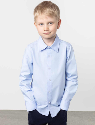 Ст.цена 990р Школьная сорочка для мальчиков M29.067 голубой