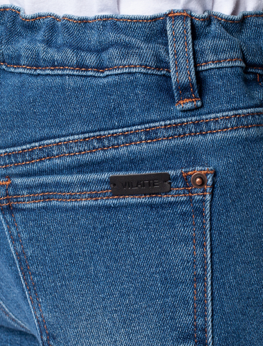 Прямые джинсы из эластичного денима M54.071 светло-синий
