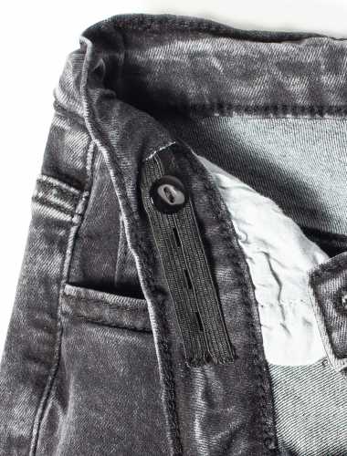 Прямые джинсы из эластичного денима M54.071 темно-серый