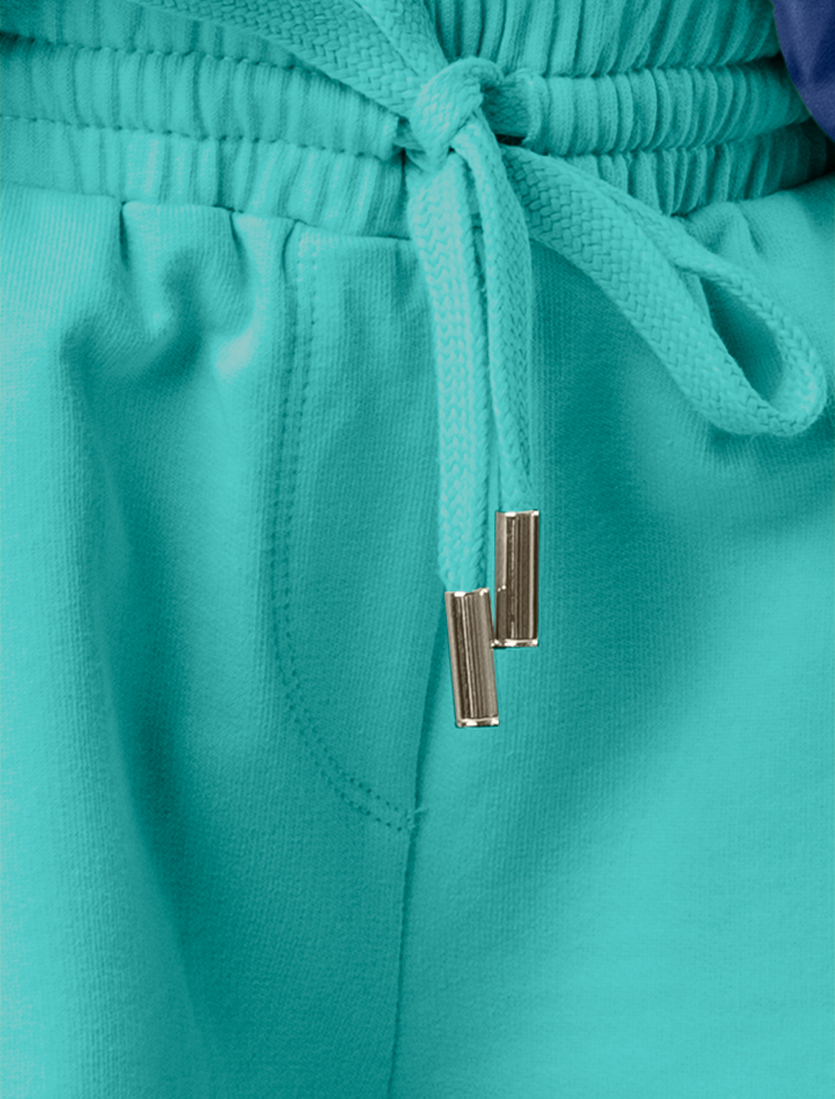 Ст.цена 1290р Шорты из облегченного футера F48.018 мятный