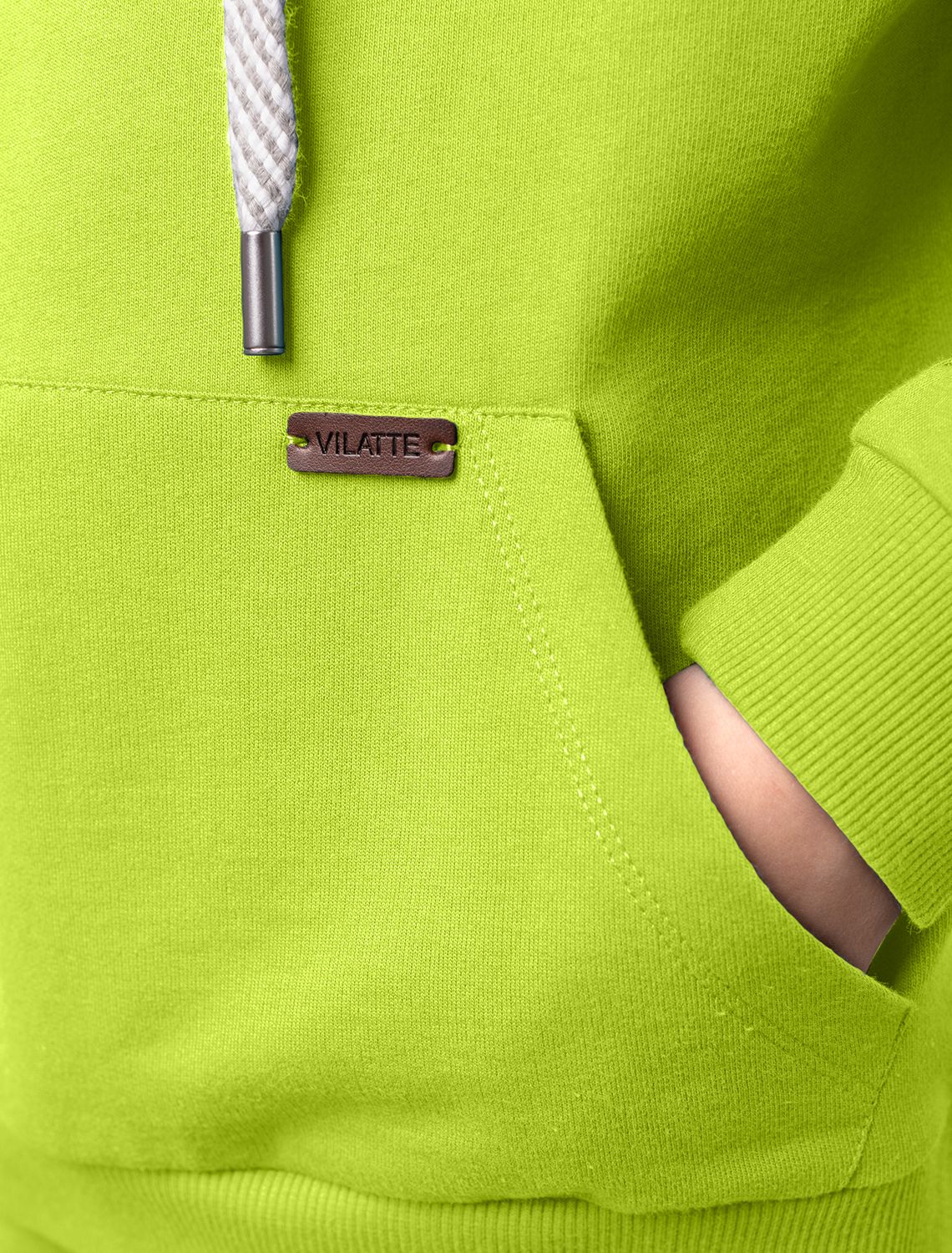 Ст.цена 1490р Худи из премиального футера M49.389 неон