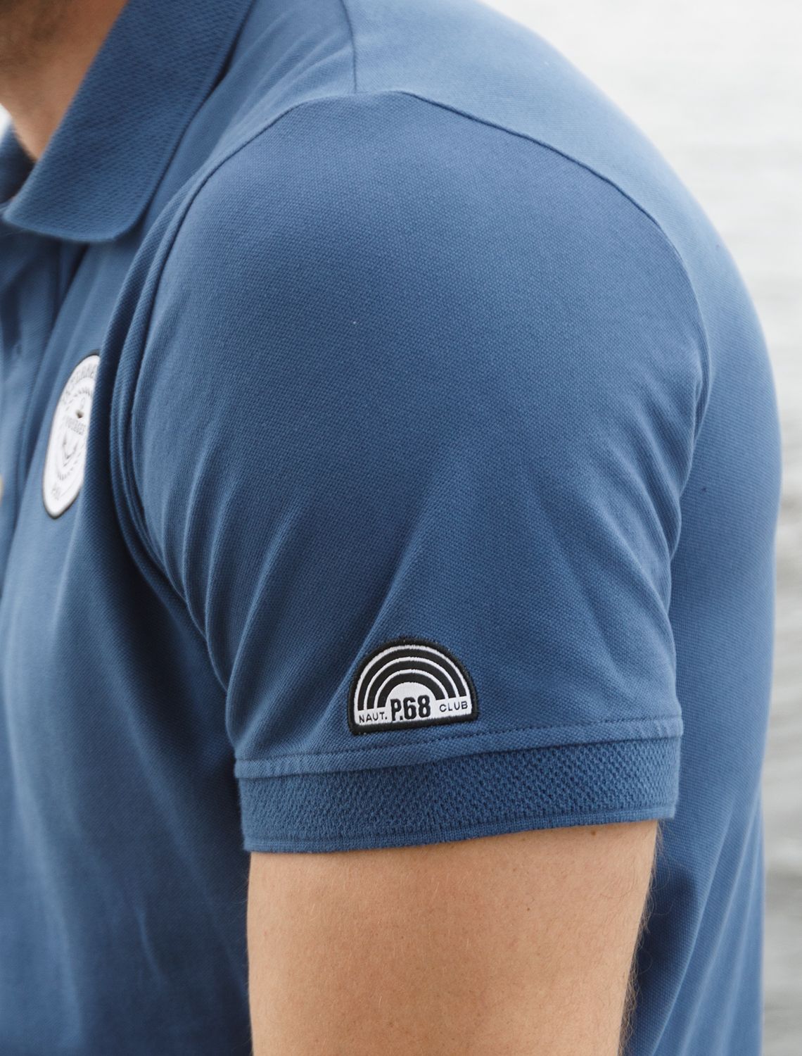 Ст.цена 1490р Футболка-поло из трикотажа