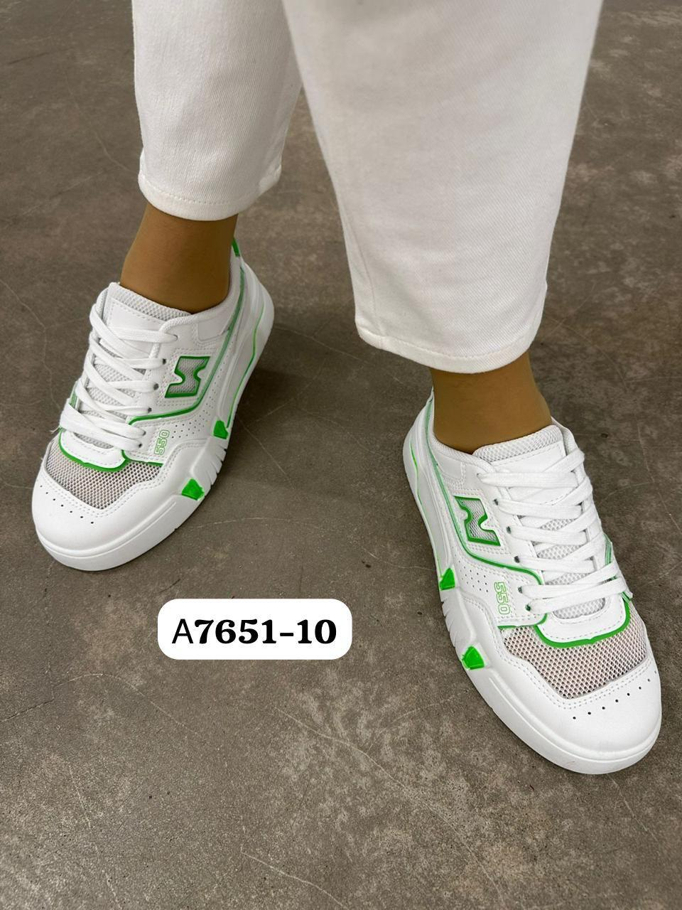 Fashion A7651-8Z Кроссовки бел текстиль+иск кожа