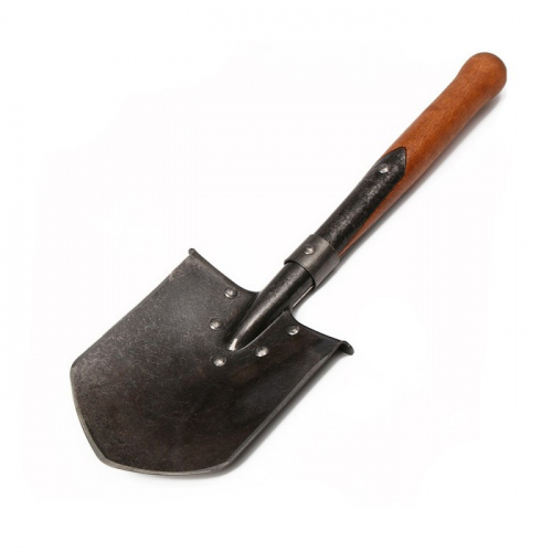 Лопата сапёрная образца 1917 года, кованая, L = 51 см, деревянный черенок, ГОСТ