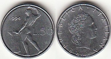 Журнал Монеты и банкноты №182 (50 лир, 25 сен)