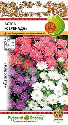 Цветы Астра Седой Букет (0,1 г) Русский Огород