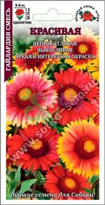 Цветы Гайлардия красивая смесь (0,3 г) Сотка