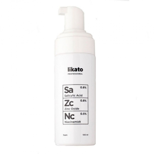 Likato Пенка для лица с ниацинамидом, цинком и салициловой кислотой, 150 мл