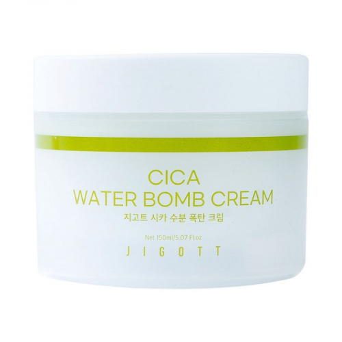 Jigott Крем для лица увлажняющий с центеллой / Cica Water Bomb Cream, 150 мл