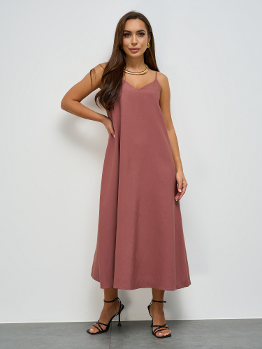Платье (ШЮ332-10) Розово-коричневый
