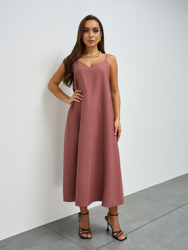 Платье (ШЮ332-10) Розово-коричневый