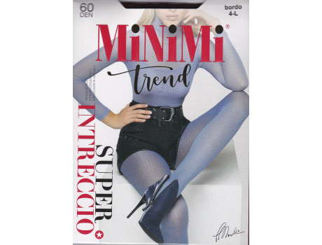 Колготки женские MINIMI INTRECCIO фантазийные 60D