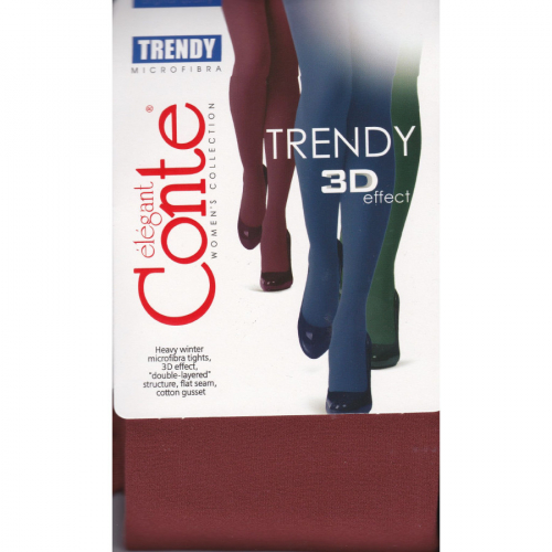 Колготки женские Conte Trendy микрофибра цветные 150D