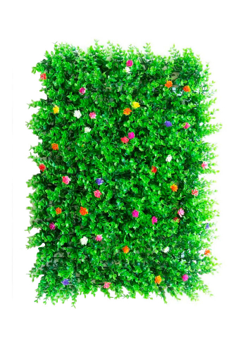 Самшитовый коврик (светло-зеленый с цветами)