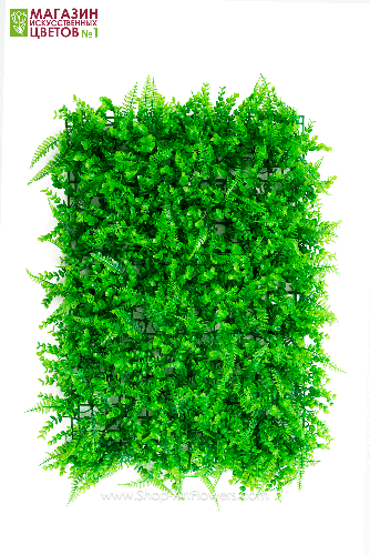 Самшитовый коврик+папоротник (темно-зеленый)