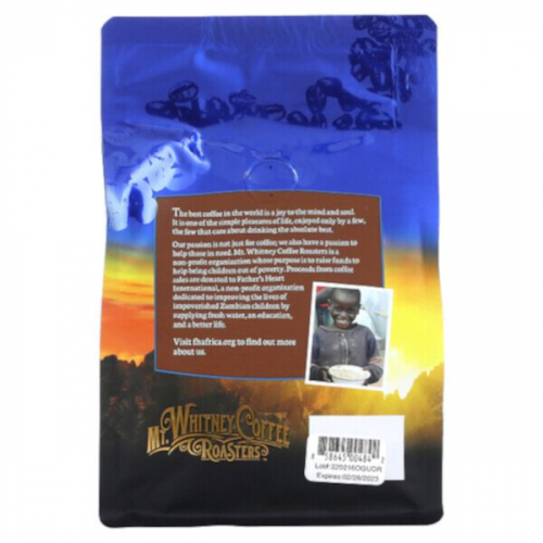 Mt. Whitney Coffee Roasters, Organic Guatemala Adiesto, органический кофе в зернах средней обжарки, 340 г (12 унций)