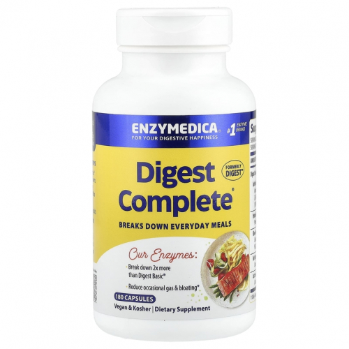 Enzymedica, Digest, комплексная ферментная формула, капсулы