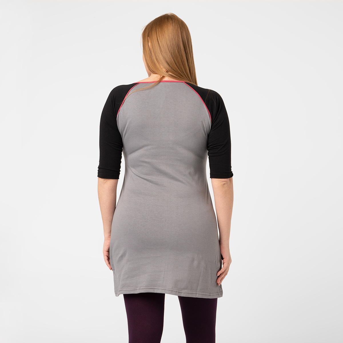 ст. цена1000руб.! Туника, трикотаж, серый, черный