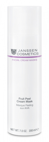 JANSSEN Очищающая крем-маска с AHA-кислотами Fruit Peel Cream Mask, 200 мл