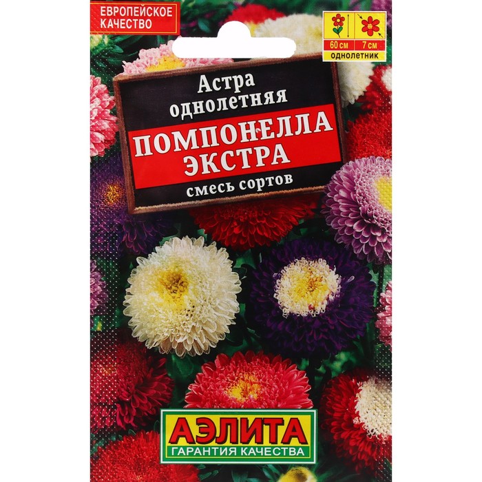 Семена Цветов Астра