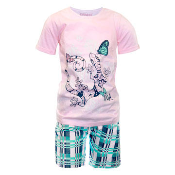 Пижама для девочек арт 50040-1