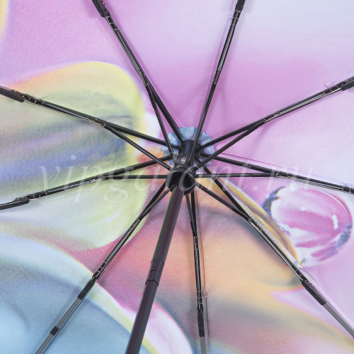 Зонт женский складной артикул 812 Макро цветы