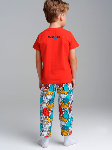 883 р.  1240 р.  Комплект трикотажный для мальчиков: фуфайка (футболка), брюки
