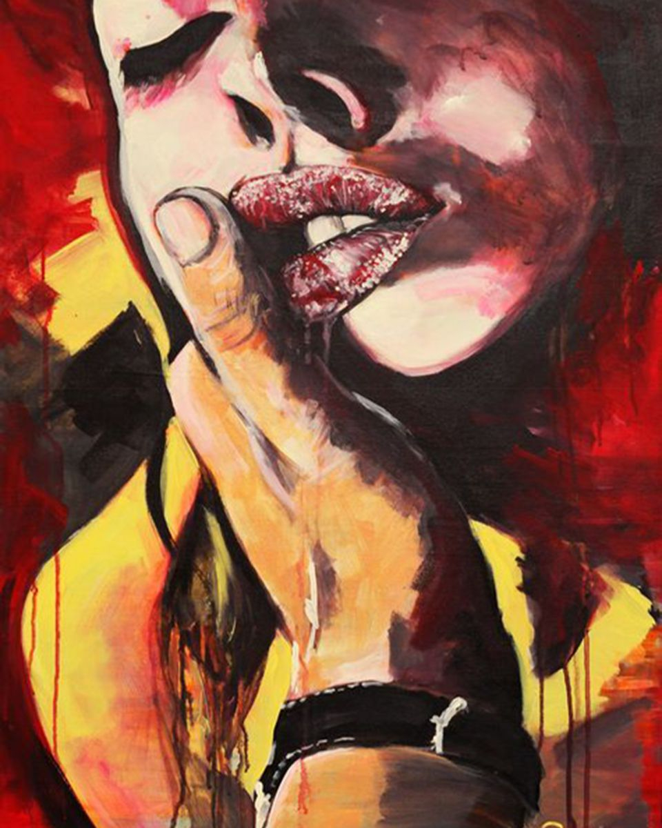 Алмазная мозаика круглыми стразами 40x50