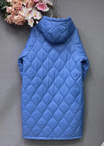 Женское пальто синее