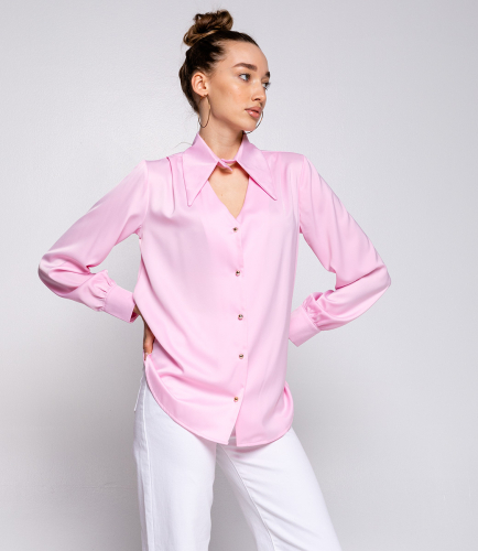 Ст.цена 1140руб.Блуза #БШ2037, светло-розовый
