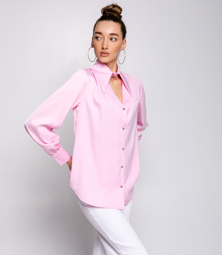 Ст.цена 1140руб.Блуза #БШ2037, светло-розовый