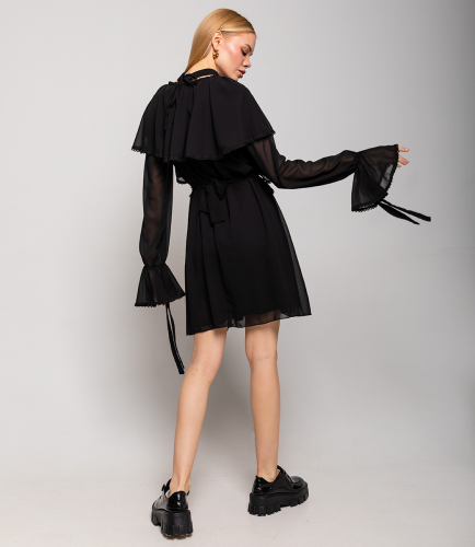 Ст.цена 1560руб.Платье #БШ2048, чёрный