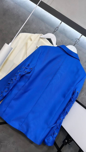 Женский пиджак синий