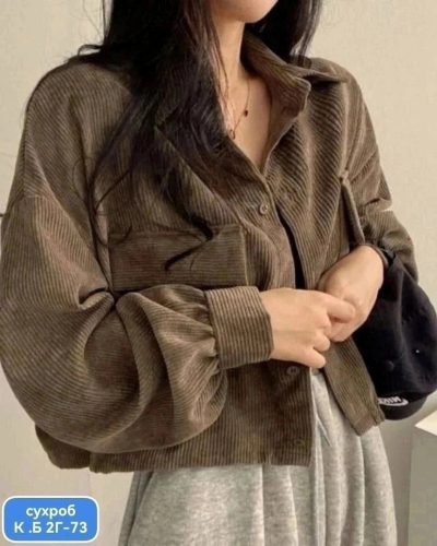 Женский пиджак коричневый