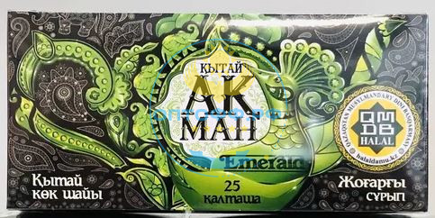 Чай Акман Emerald 25 пакетов зеленый китайский (кор*48)