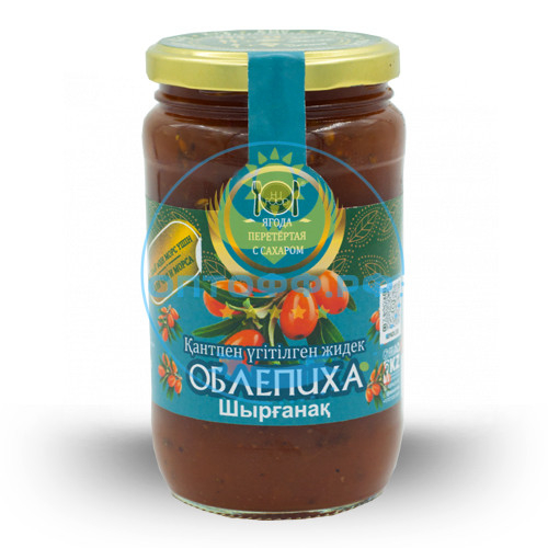 HiFood Ягода перетертая с сахаром Облепиха 450гр (упак*11)
