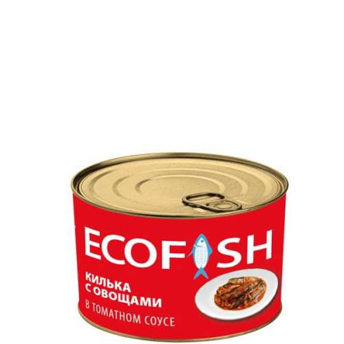 Килька с овощами в томатном соусе ECOFISH