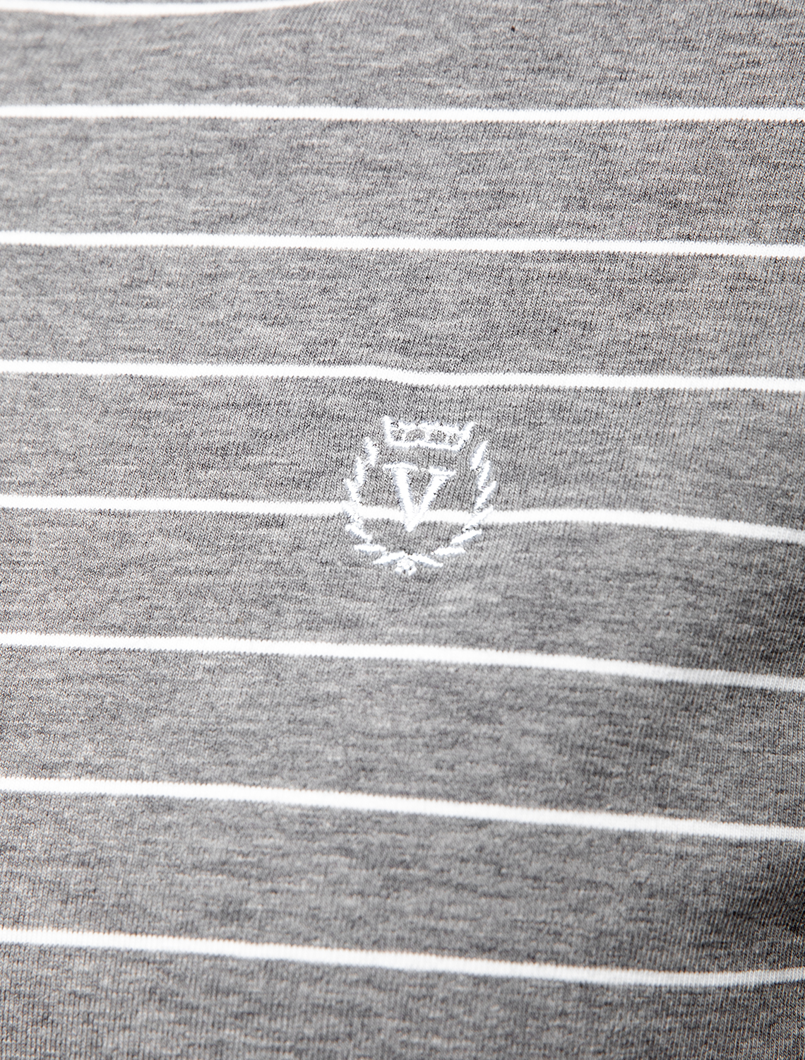 Ст.цена 1150р Футболка из премиального хлопка с эластаном U49.024 белый-серый