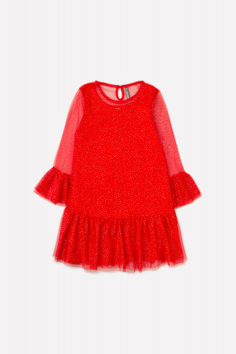 Платье К 5578/1 насыщенно-красный