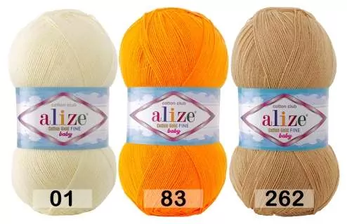 Пряжа Alize Cotton Gold Fine Baby