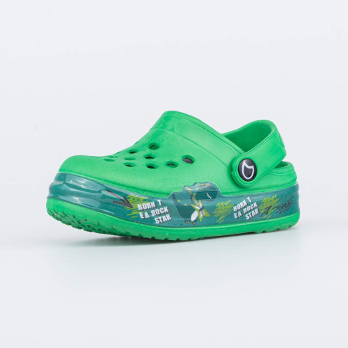 зеленый туфли пляжные малодетско-дошкольные ЭВА
