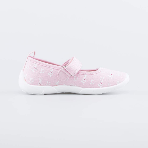 розовый туфли дошкольные Текстиль