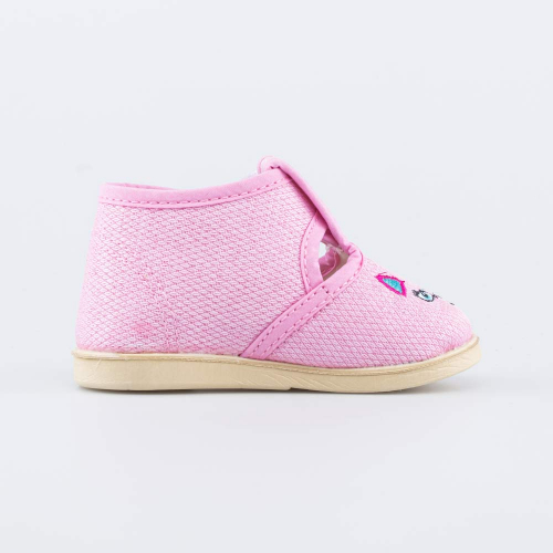 розовый туфли малодетские Текстиль