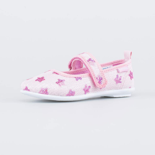 розовый туфли дошкольные Текстиль
