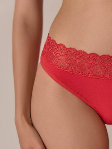 Трусы CONTE LACE WAIST LB 2478 Трусы «бикини» из хлопка с кружевом женские