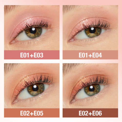 Жидкие тени для век O.TWO.O Powder Mist Liquid Eyeshadow Velvety Shine SC063 #E05 Оранжево-коричневый
