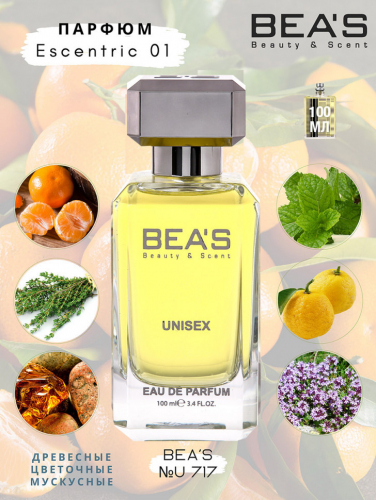 Парфюм Beas 100 ml U 717 Escentric 01 Molecules unisex