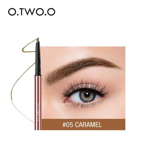 Карандаш для бровей O.TWO.O Fine Triangle eyebrow pencil (арт. 1007) #05 Caramel